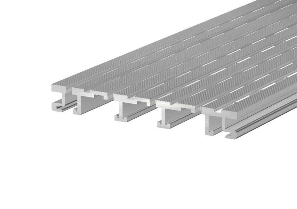 Aluminium Terrassen Unterkonstruktion ECOFIX<br> für Keramik, Stein & Beton Platten